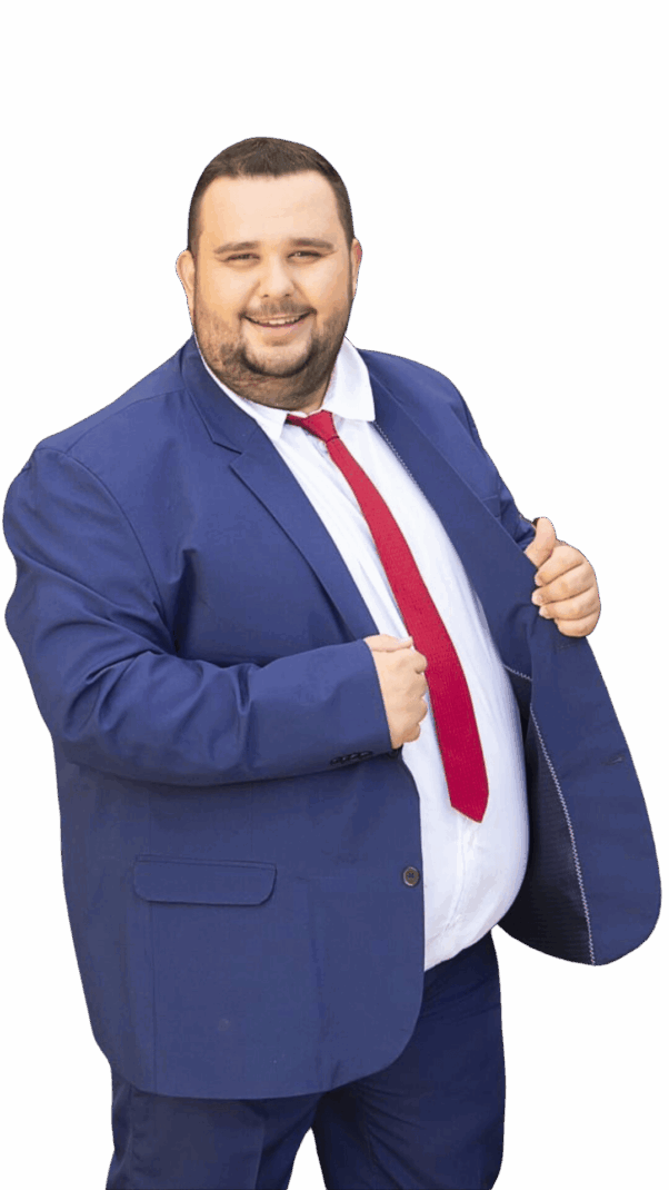 Terno Azul Plus Size