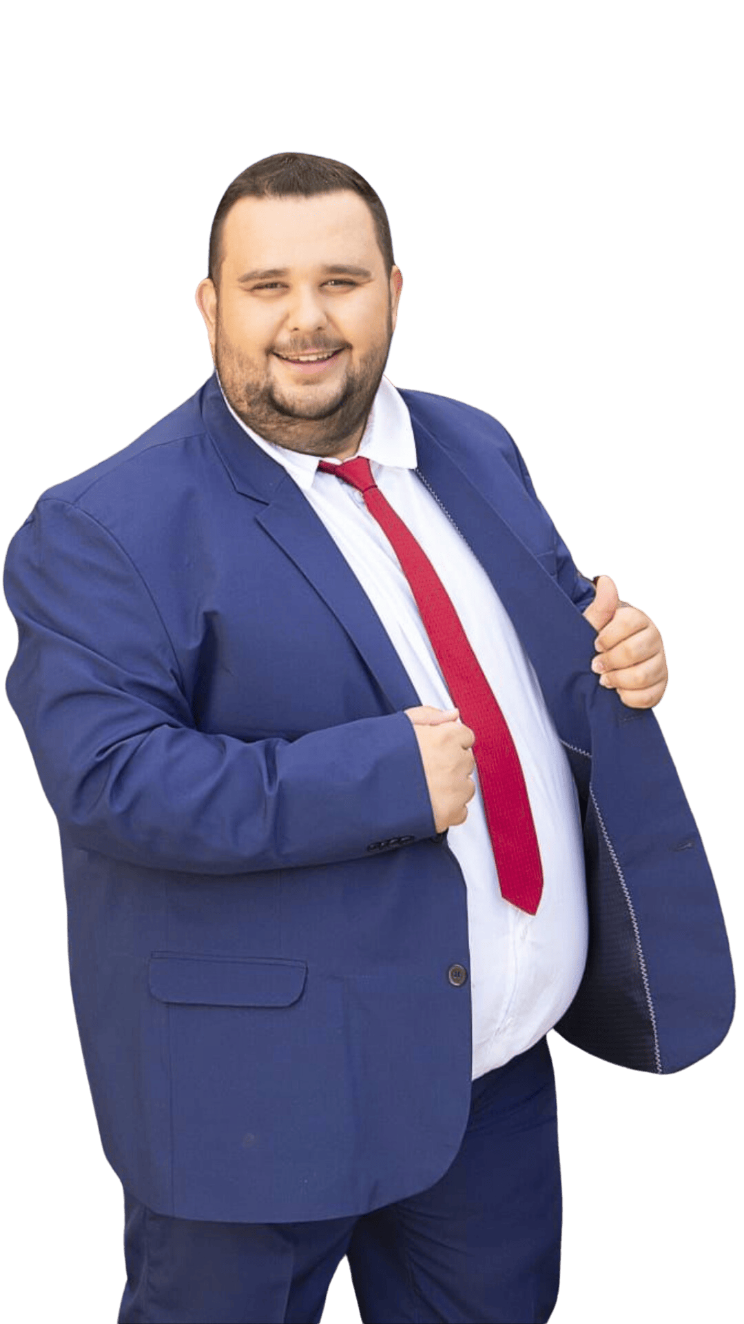 Terno Azul Plus Size
